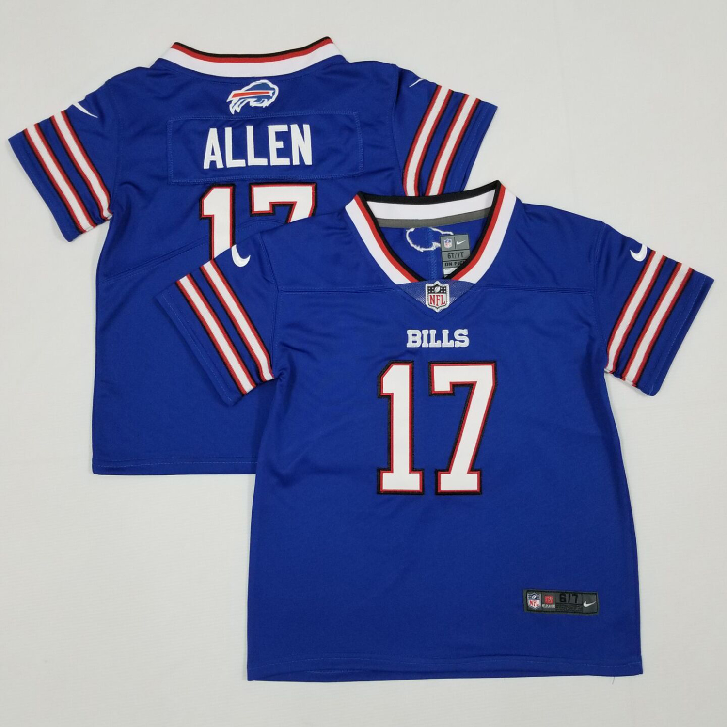 Toddler Nike Bills #17 Josh Allen Royal Blue Team Color Stitched NFL Vapor Untouchable Limited Jersey